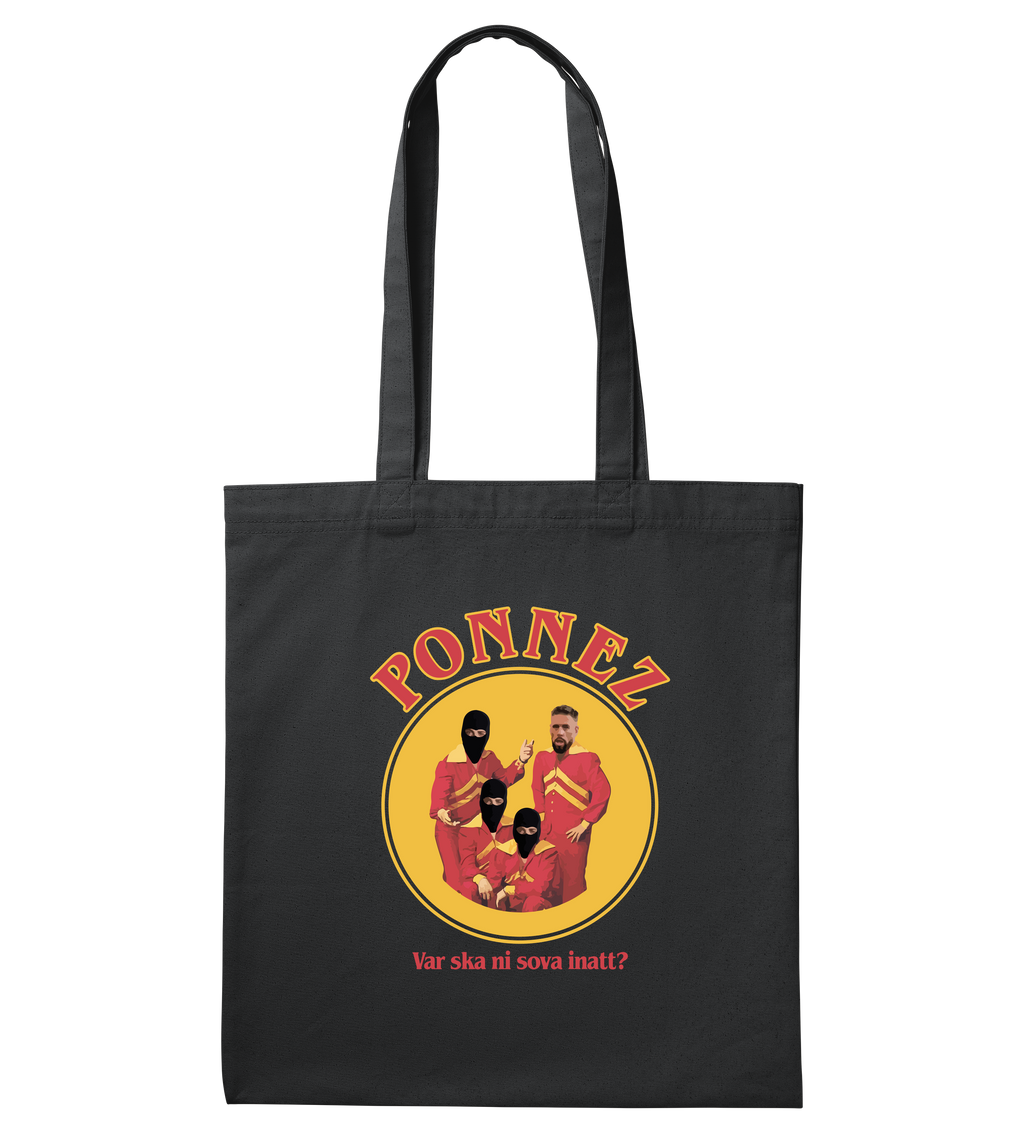 Ponnez - Var ska ni sova inatt? Tote bag